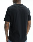 Iceberg Jeans T-Shirt People Ao Print  Black