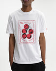 Iceberg Jeans T-Shirt Tomato 1986 Print White