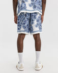 Givenchy Short Flower Print  Blue/White