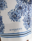 Givenchy Short Flower Print  Blue/White