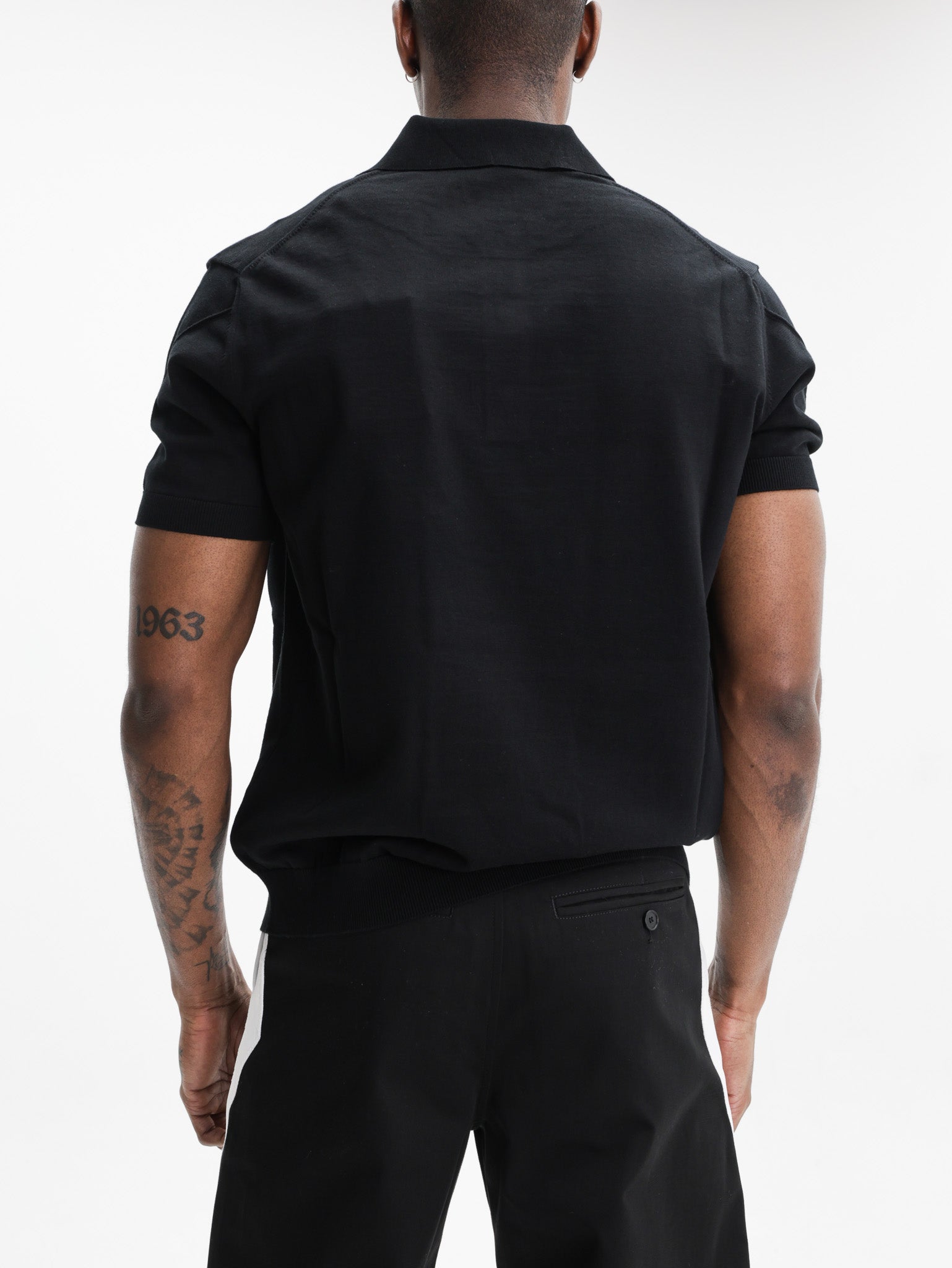 Givenchy Golfer Leather Logo Black