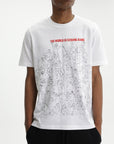 Iceberg Jeans T-Shirt People Ao Print  White