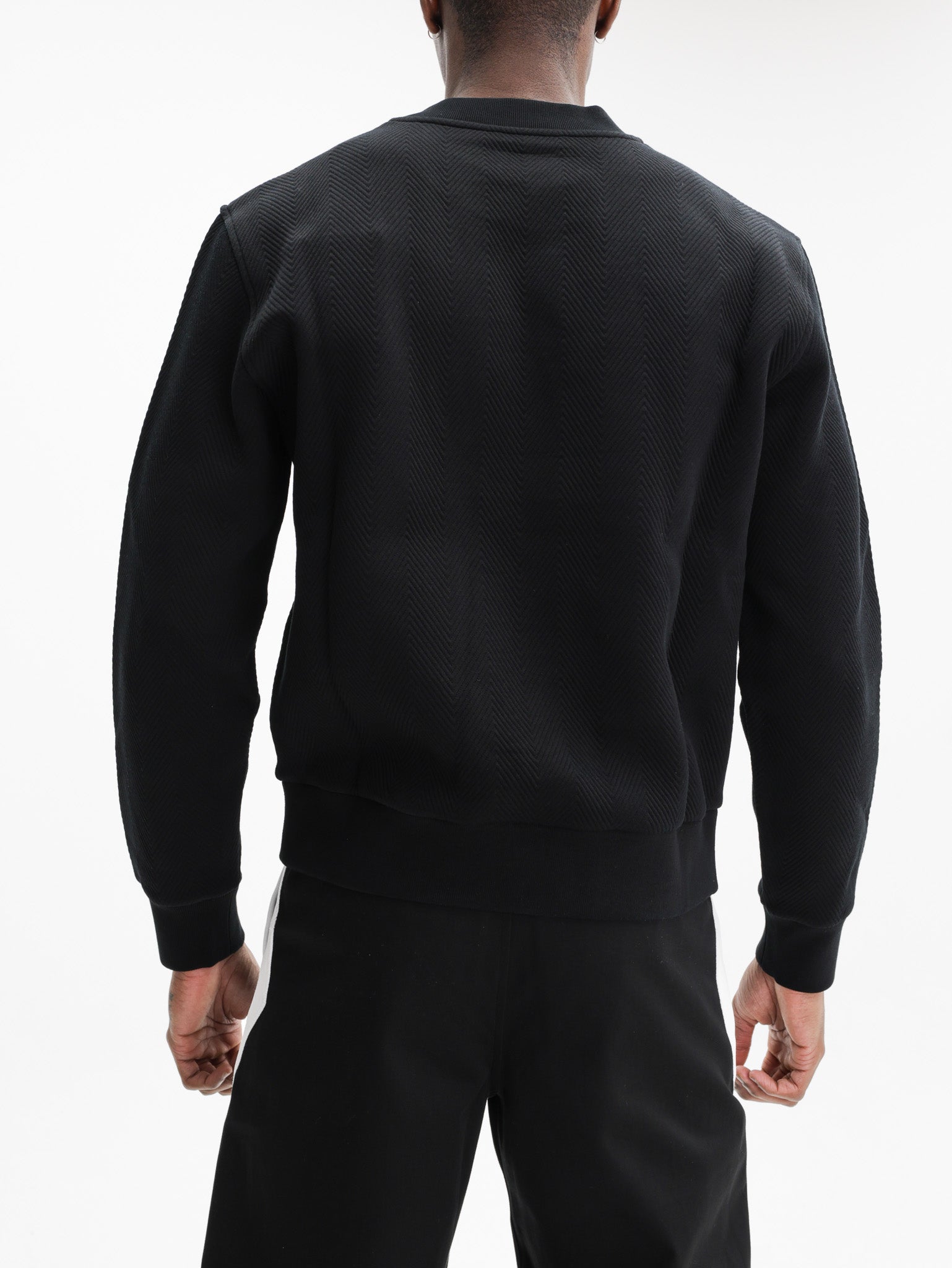 Givenchy Sweater Embossed Logo Print Black