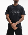 Givenchy T-Shirt White Logo Print Black
