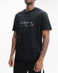 Givenchy T-Shirt White Logo Print Black