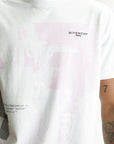 Givenchy T-Shirt Pink Print Logo White