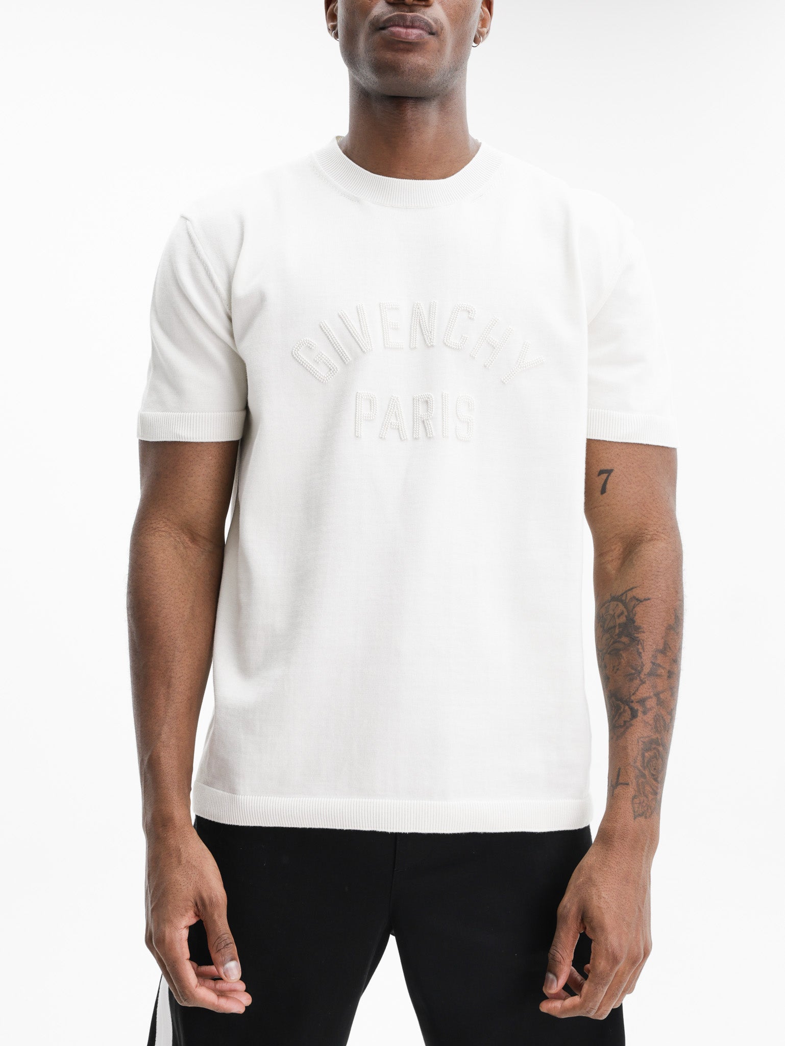 Givenchy T-Shirt Logo Print Beige