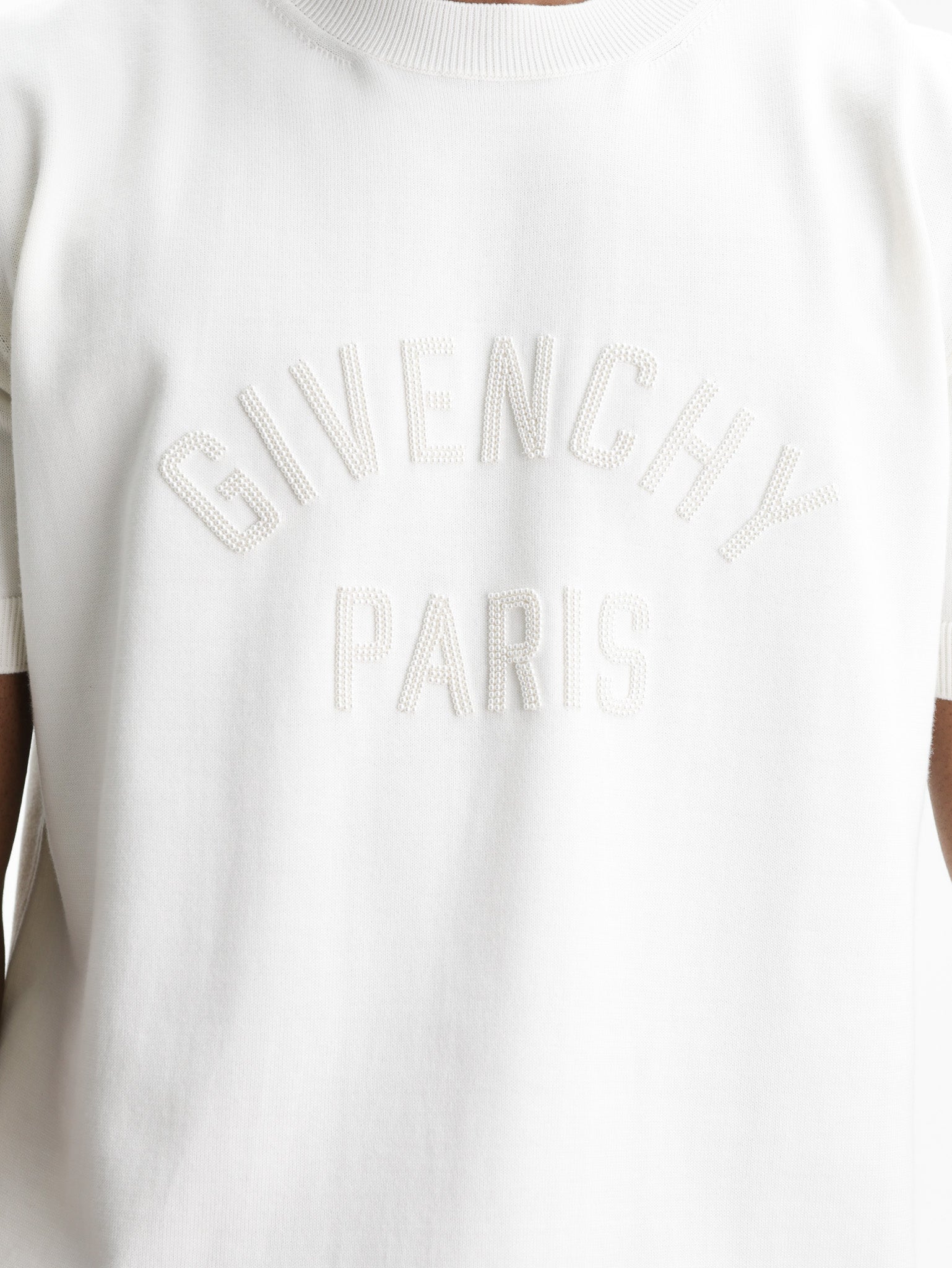Givenchy T-Shirt Logo Print Beige