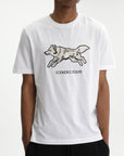 Iceberg Jeans T-Shirt Wolf Print Ibj  White