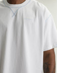 Givenchy T-Shirt Blue Logo Print White