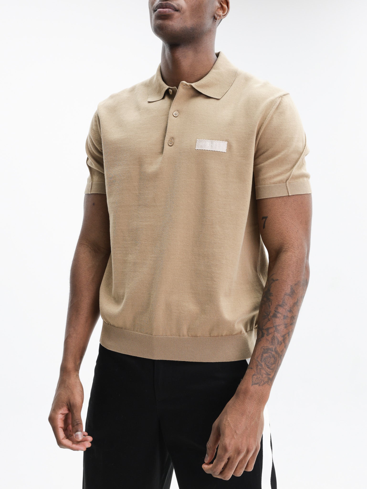 Givenchy Golfer Chest Logo Beige