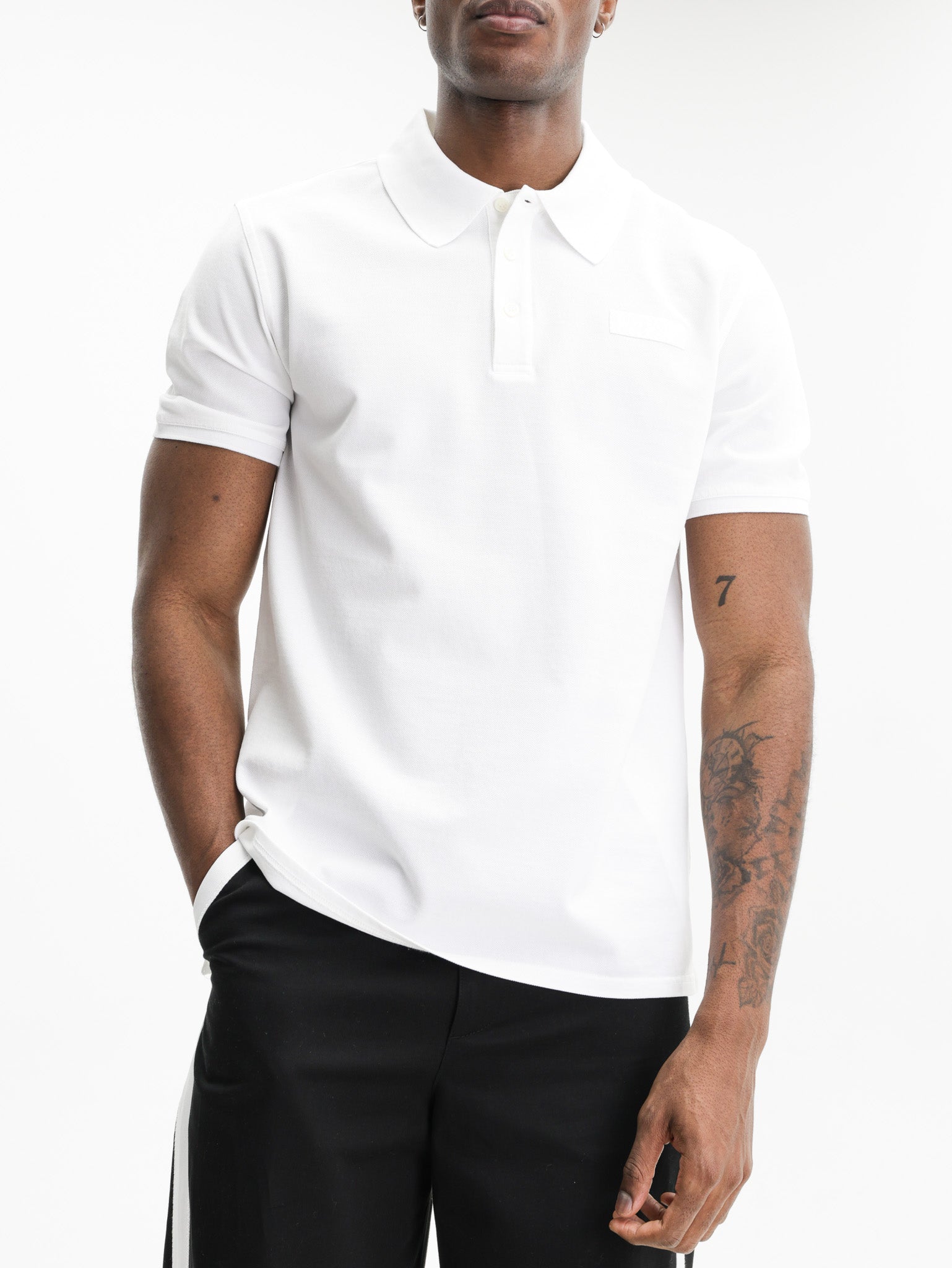 Givenchy Golfer Leather Logo White