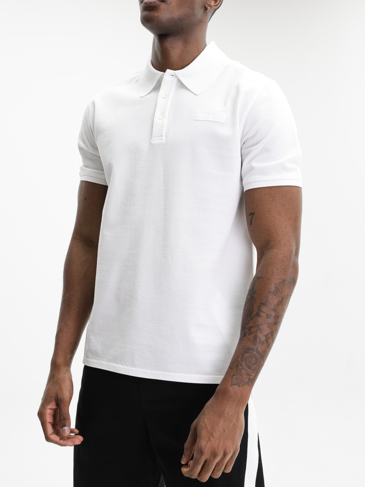 Givenchy Golfer Leather Logo White
