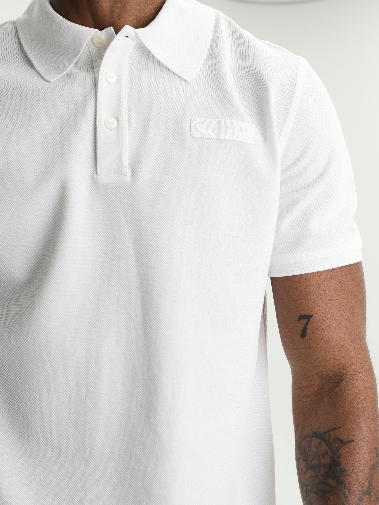 Givenchy Golfer Leather Logo White