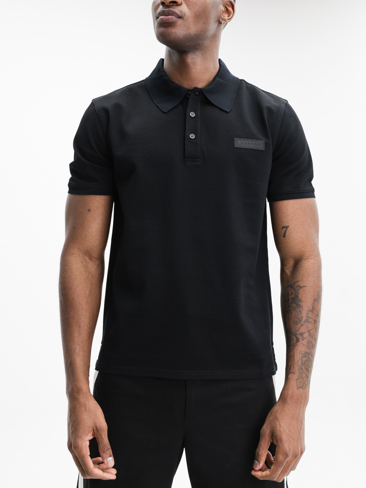 Givenchy Golfer Ss Logo Label Black