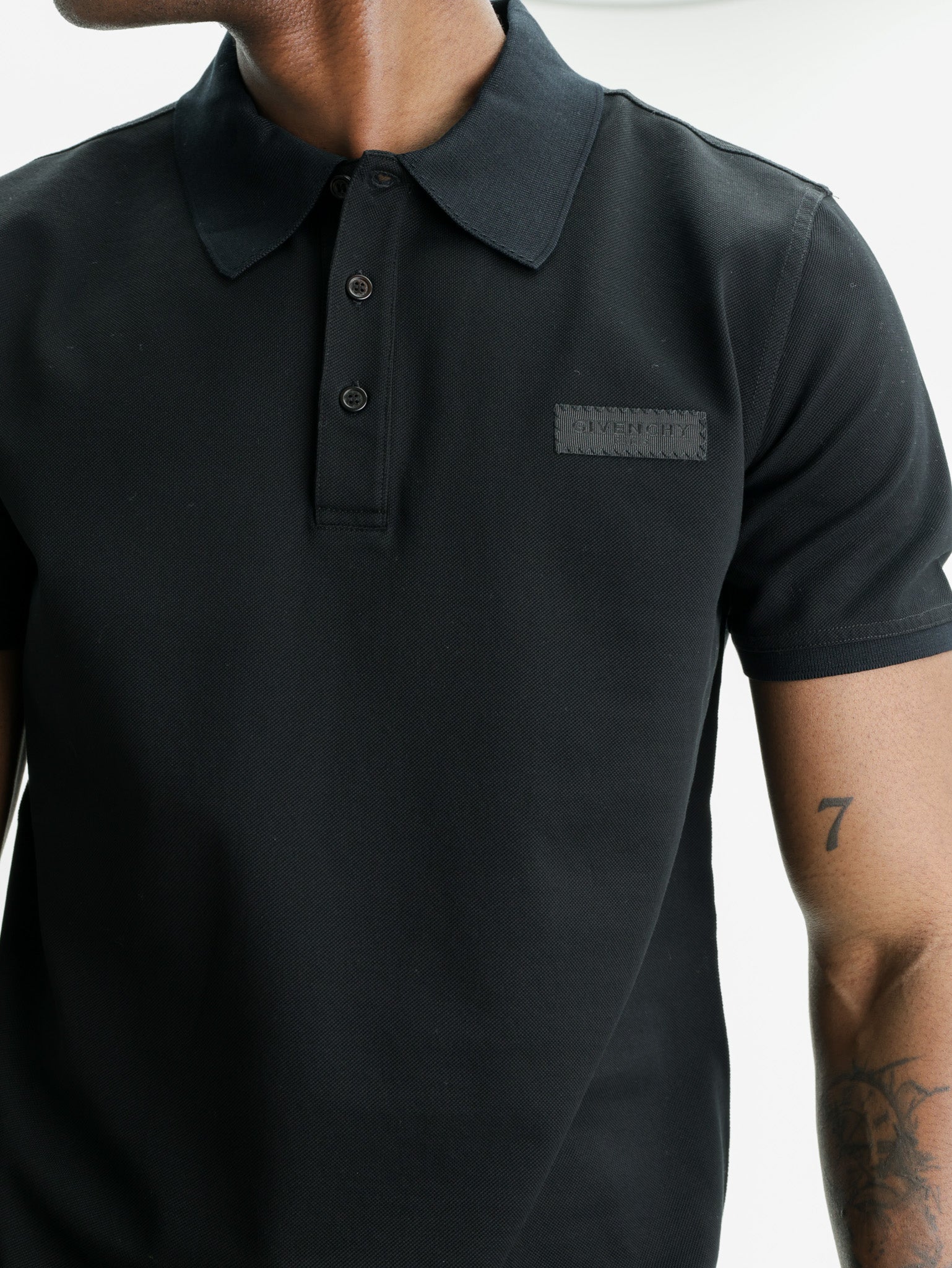 Givenchy Golfer Ss Logo Label Black