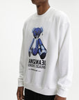Iceberg Jeans Sweater Teddy Print White