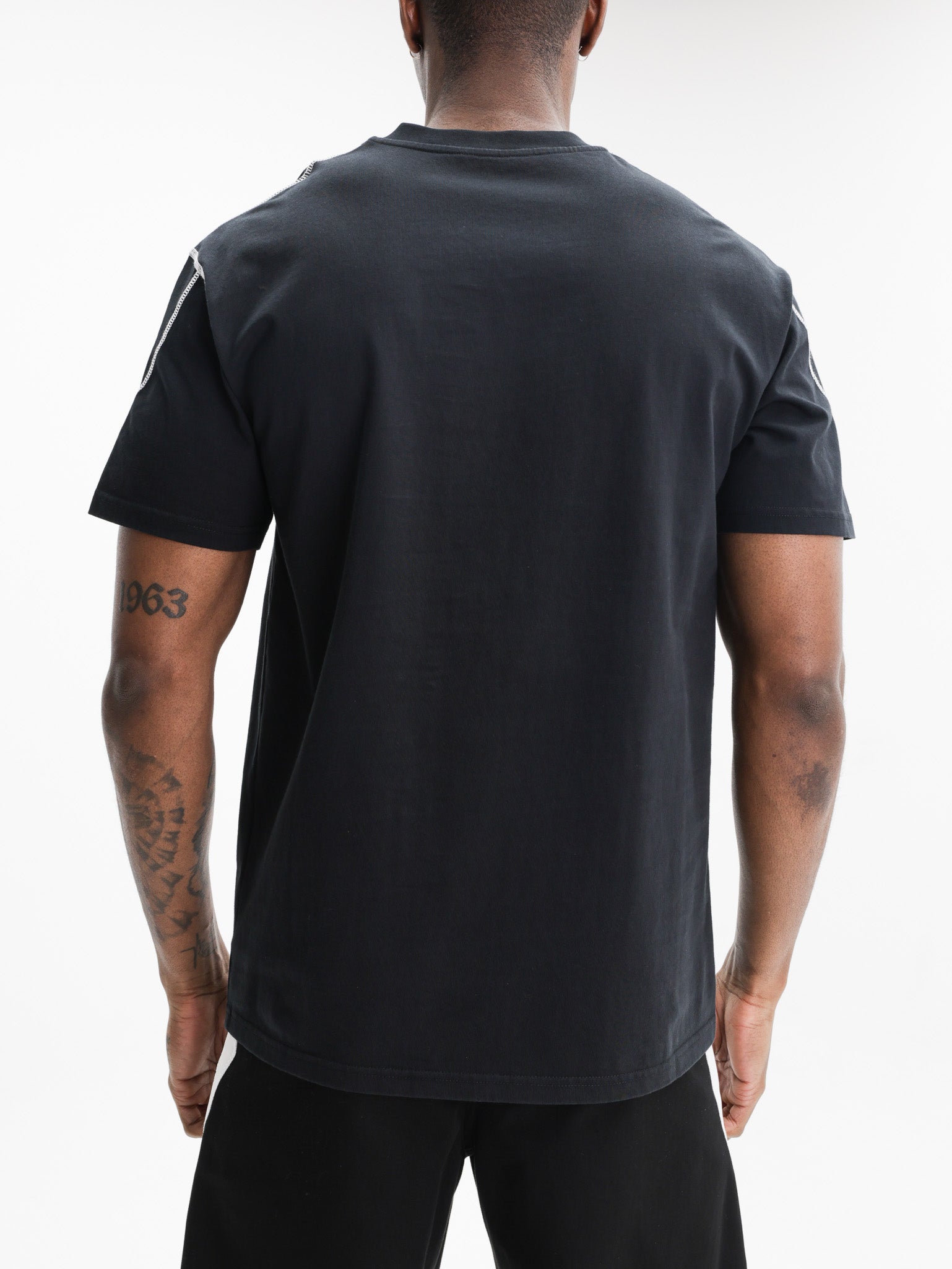 Givenchy T-Shirt White Logo Print Black