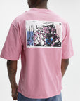 Iceberg Jeans T-Shirt Ibj Logo Pink