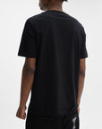 Iceberg Jeans T-Shirt Wolf Print Ibj  Black