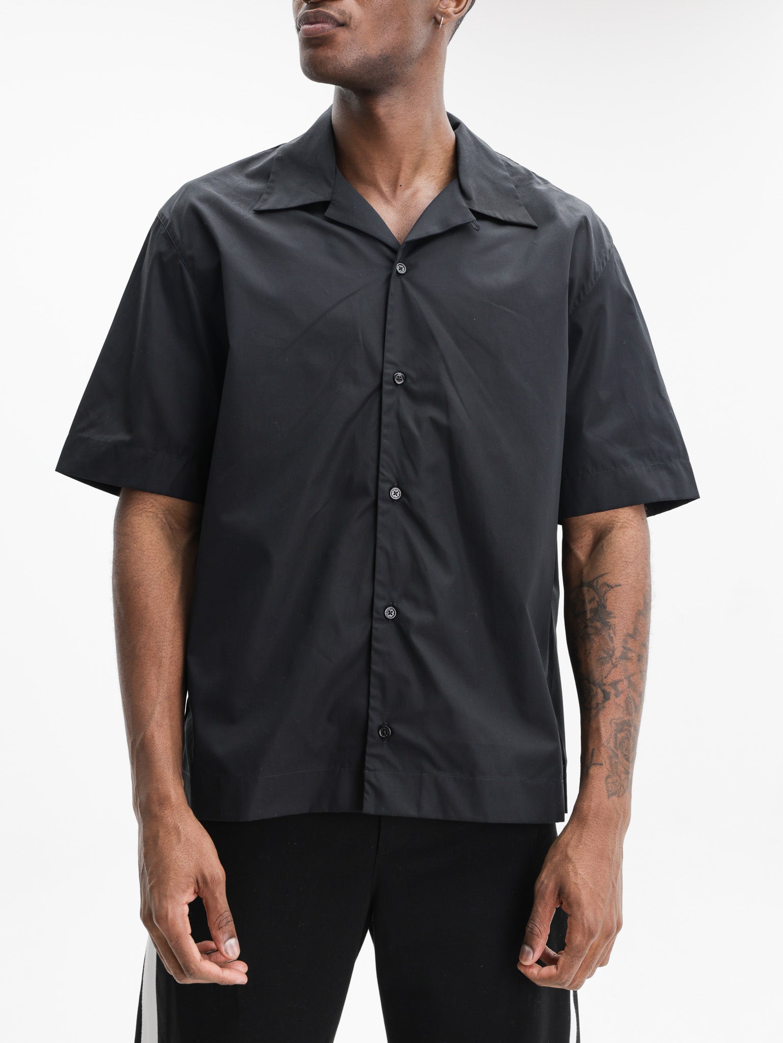 Givenchy Shirt Ss Collar Black