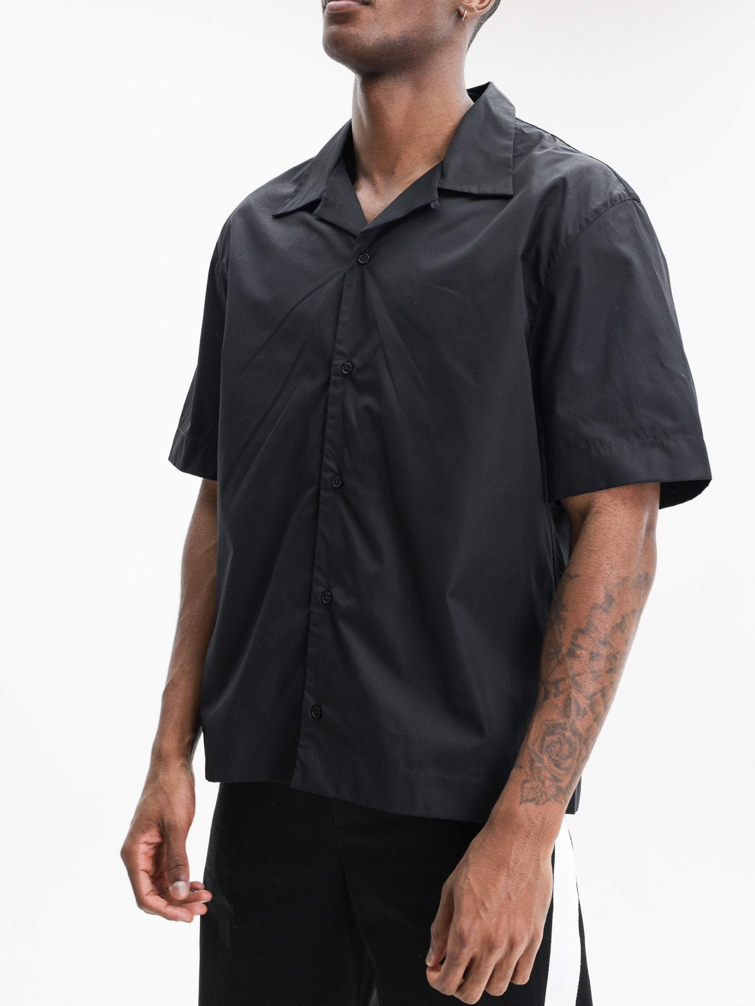 Givenchy Shirt Ss Collar Black