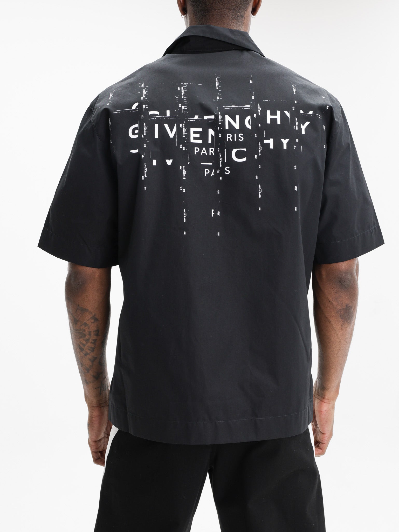 Givenchy Shirt Ss Collar Black