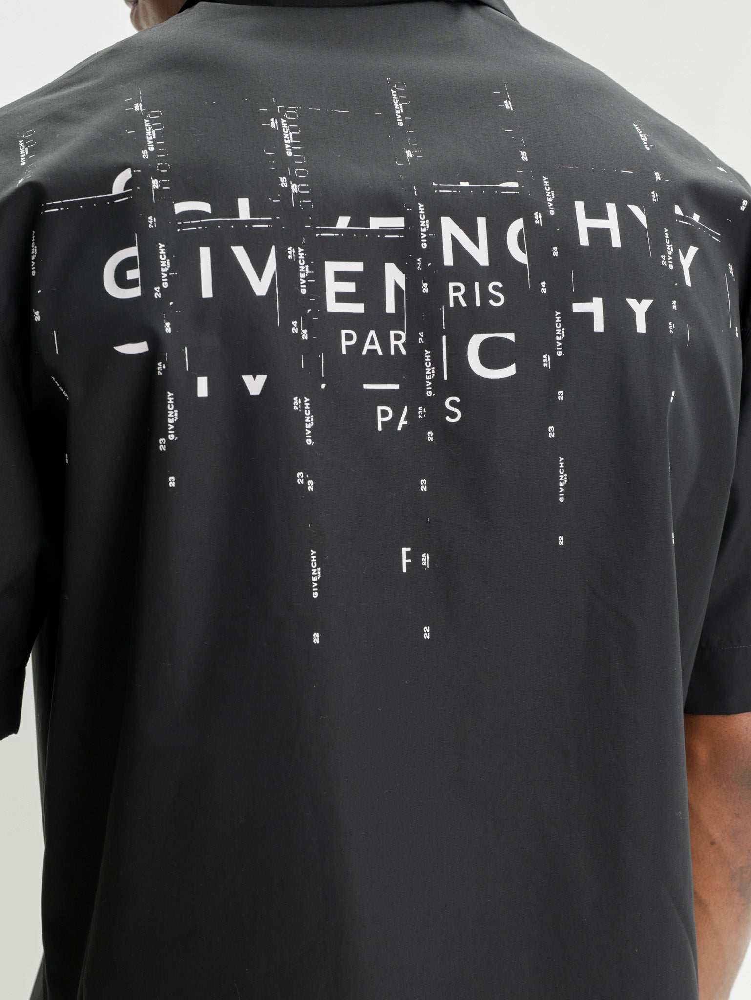 Givenchy Shirt Ss Collar Black