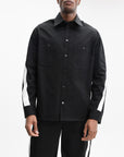 Givenchy Shirt Button White Sleeve Black