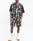 Givenchy Short Graphic All Over Print Black/White