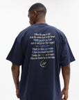 Vetements T-Shirt Cof Vampire Cult Oversized Navy