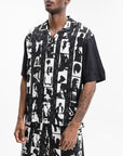 Givenchy Shirt Ss Graphic All Over Print Black/White
