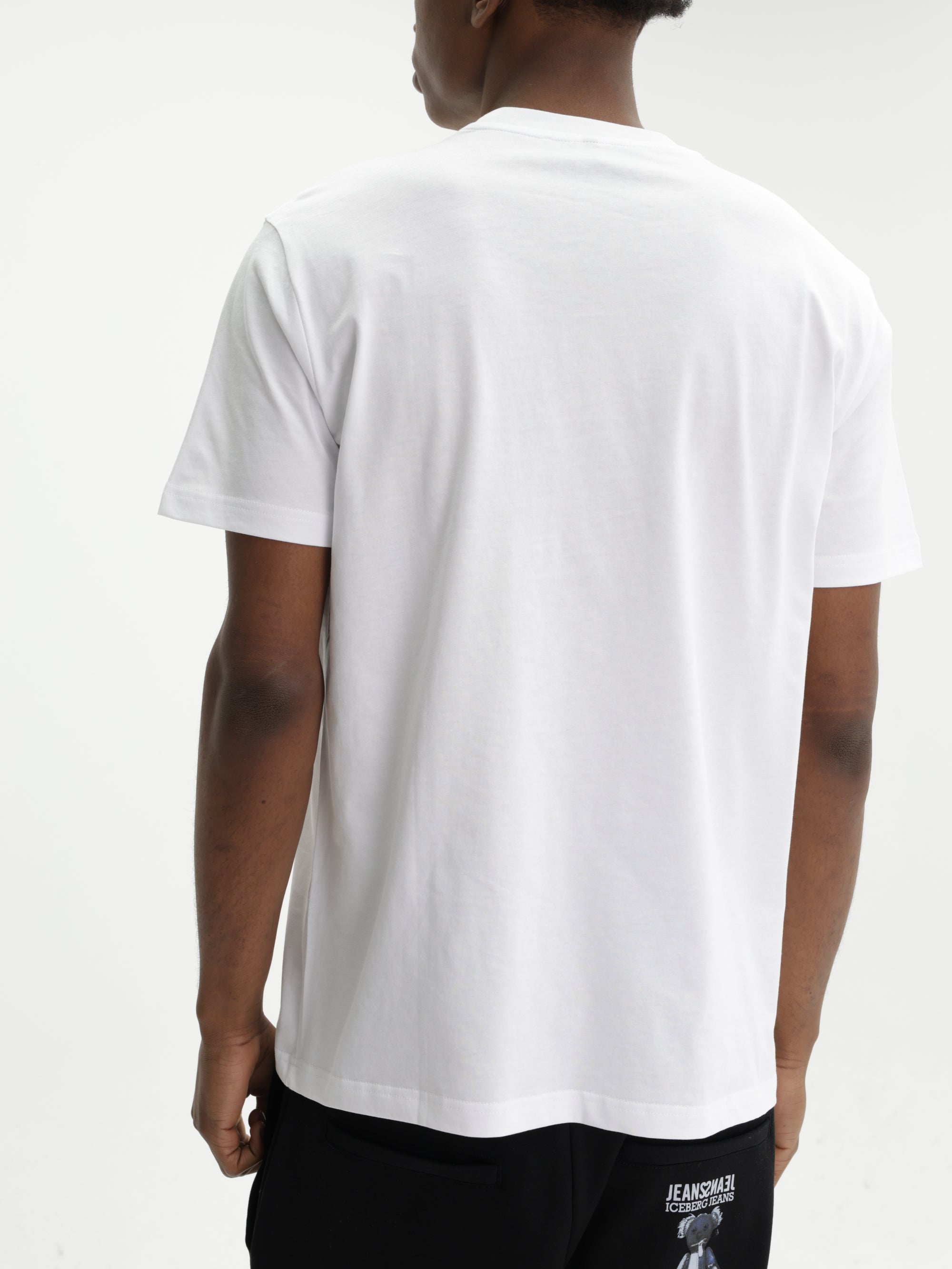 Iceberg T-Shirt Ib Embroided Crew White