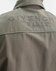 Givenchy Shirt Zipped Ss Collared Brown
