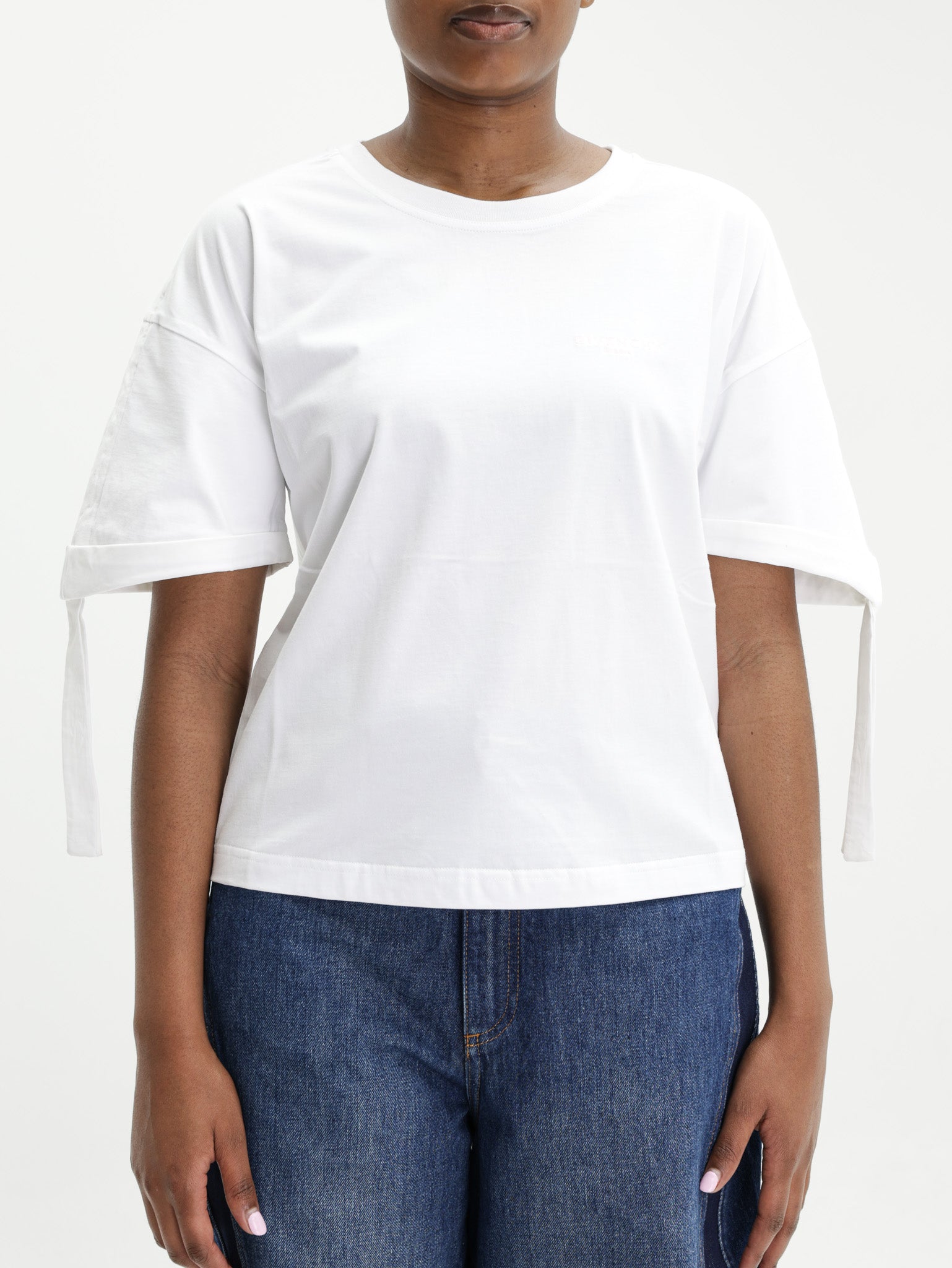 Givenchy T-Shirt Ruffled Ss White