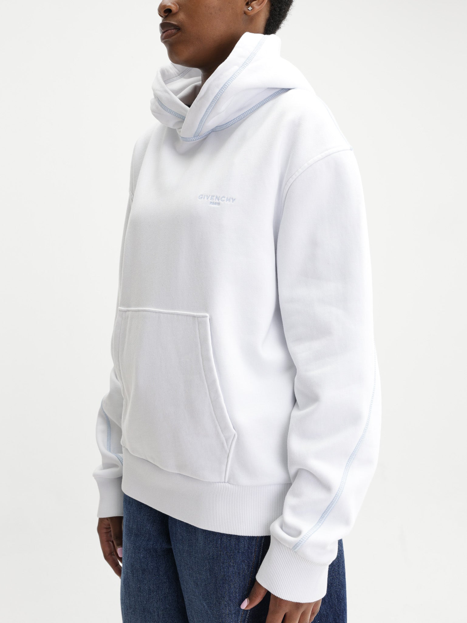 Givenchy Hoody Small Logo White