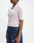 Givenchy Golfer Ss Collar Pink