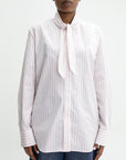 Givenchy Blouse Poplin Stripes White Mult