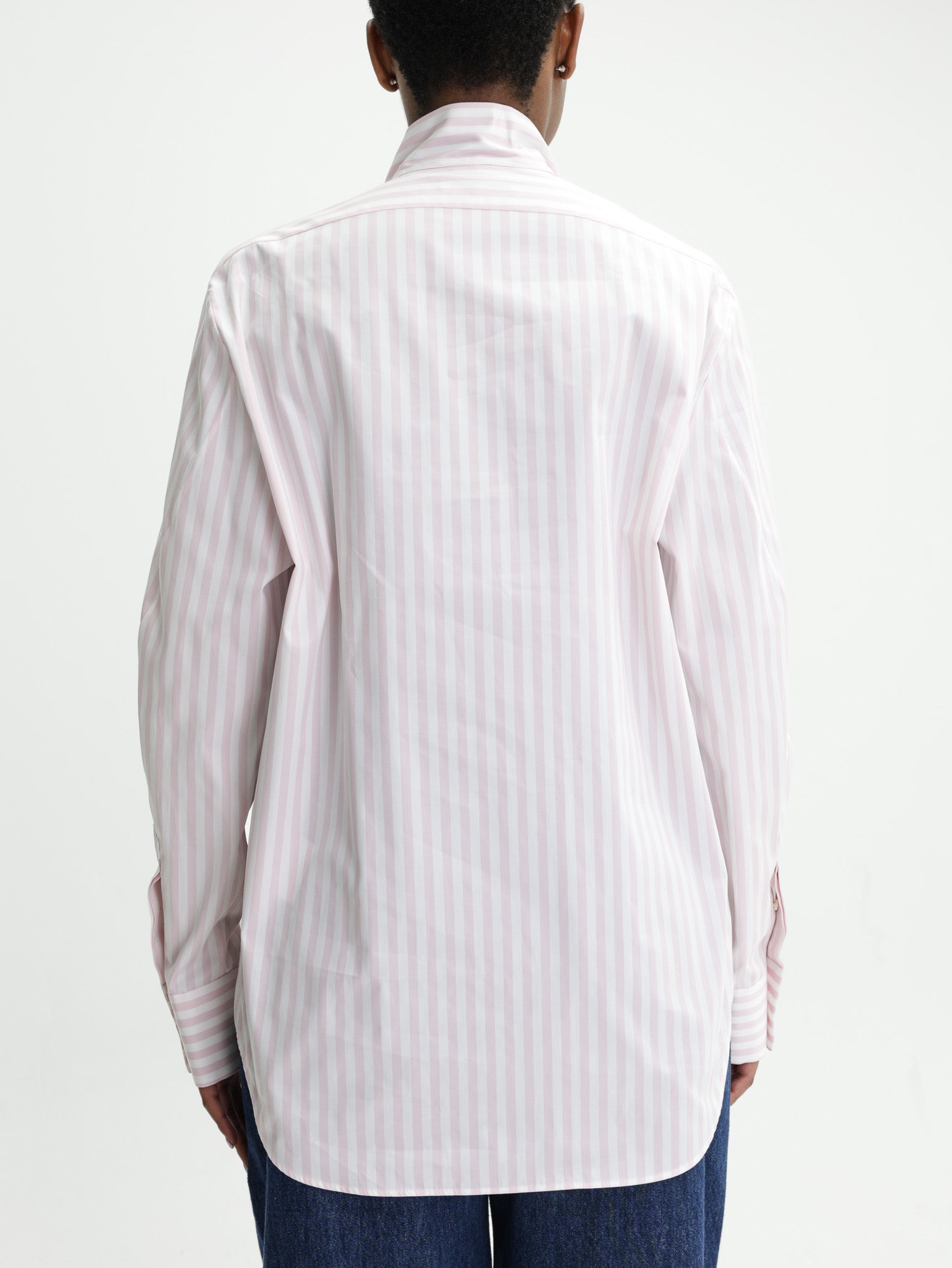 Givenchy Blouse Poplin Stripes White Mult