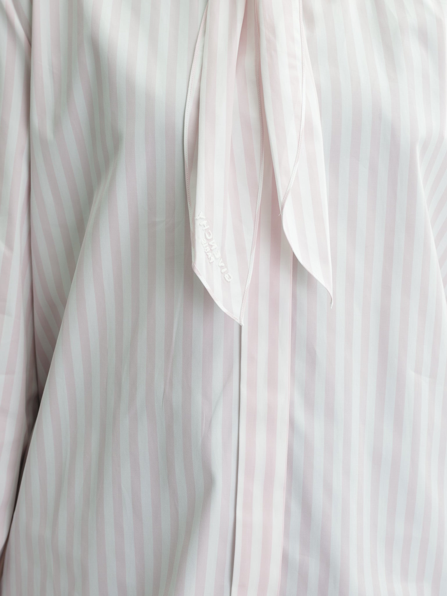 Givenchy Blouse Poplin Stripes White Mult