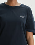 Givenchy T-Shirt Ruffled Ss Navy