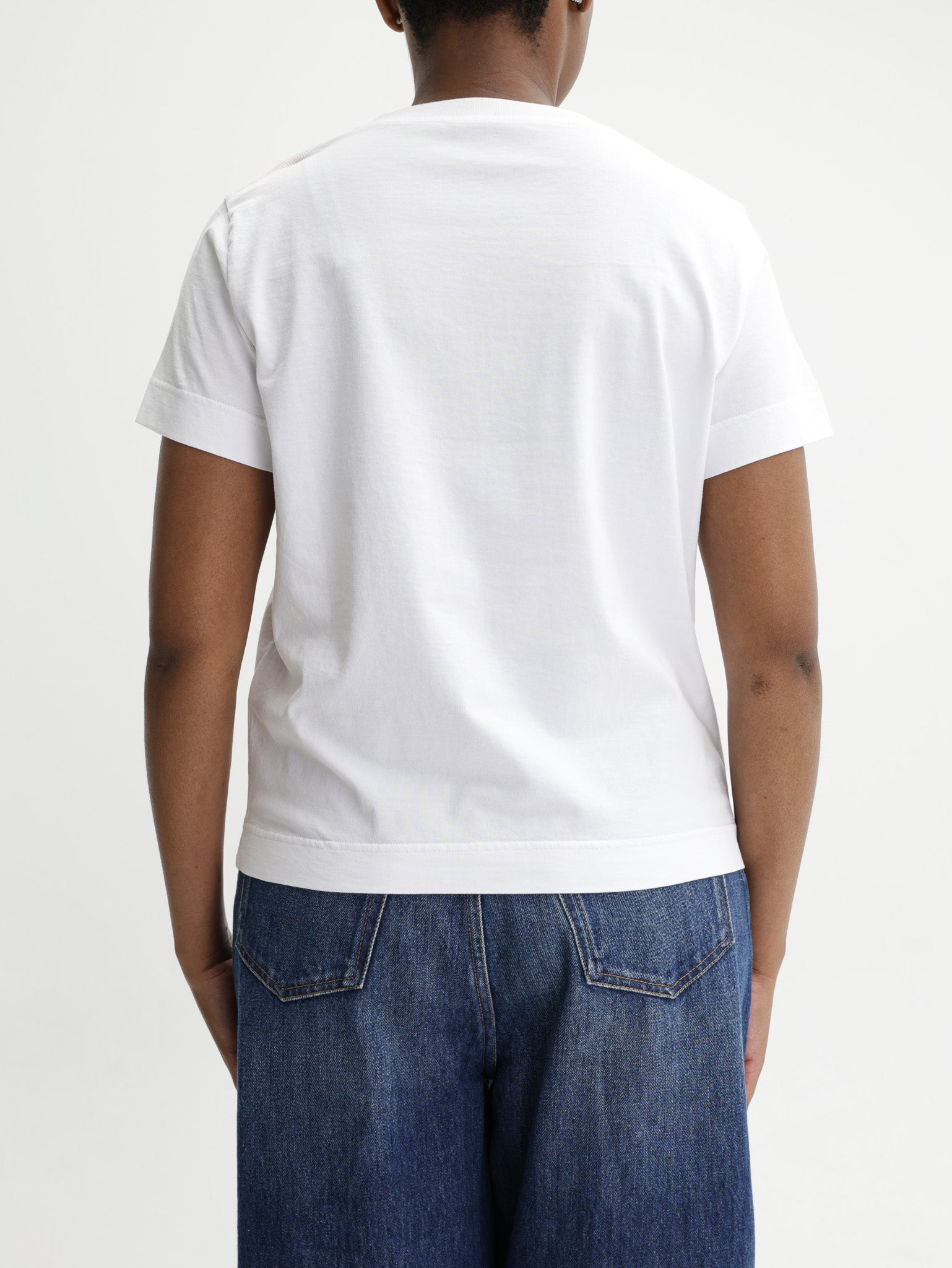 Givenchy T-Shirt Pink Logo Embroidery White