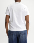Givenchy T-Shirt Pink Logo Embroidery White