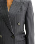 Givenchy Jacket Pinstripe Oversized Navy