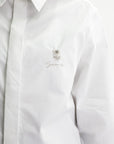 Givenchy Shirt Ls Flower Logo White