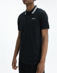 Iceberg Golfer Collar Zip Black
