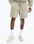 Essentials Soccer Fleece Shorts Abbey Stone