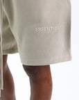 Essentials Soccer Fleece Shorts Abbey Stone