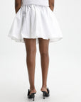Givenchy Mini Skirt Short Ruffled  White