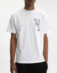 Iceberg T-Shirt Monkey Print Crew White